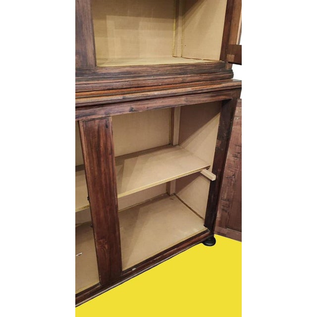 Brown Display Cabinet, 19th Century For Sale - Image 8 of 18