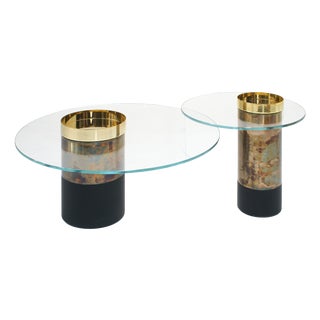 Haumea Coffee & Side Tables by Massimo Castagna for Gallotti & Radice, 2015, Set of 2 For Sale