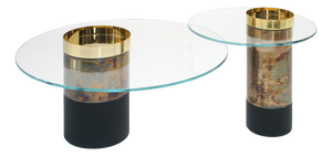 Haumea Coffee & Side Tables by Massimo Castagna for Gallotti & Radice, 2015, Set of 2