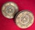 Large Antique 19th Century American Federal Empire Spun Brass Classical Drapery Tie Backs - A Pair For Sale - Image 13 of 16