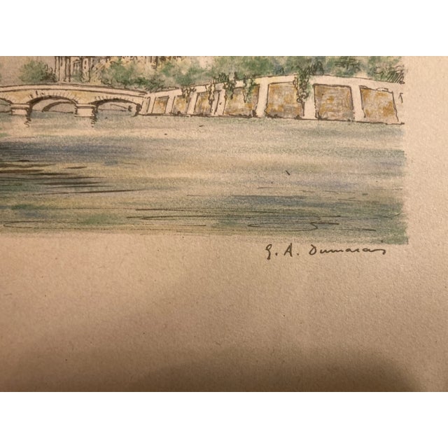 Ecru Le Tournelle De Notre Dame Color Print on Paper of Famed Cathedral For Sale - Image 8 of 12