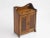 Small Antique Carved Wooden Wall Cabinet with Floral Details, 1920s For Sale - Image 3 of 8