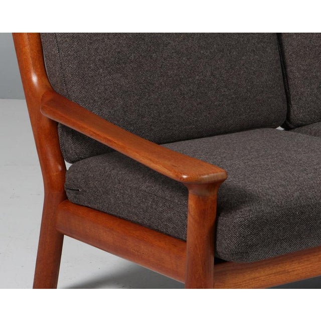 Three-Seater Sofa in Teak by Juul Kristensen, Denmark, 1960s For Sale - Image 3 of 8