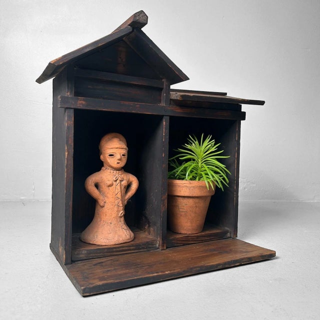 Antique Japanese Kamidana Antique Shinto Wooden Shrine, 1890s For Sale - Image 4 of 10