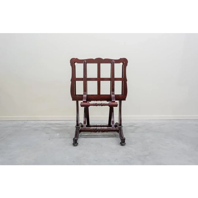 Antique document holder to store large documents, plans and maps. It can be adjusted and stands on four wheels. Made of...