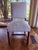 Beautiful Traditional Oak Parquet Dining Room Table and Chairs With 2 Exenstions For Sale - Image 10 of 17