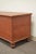 Rustic Late 19th Century Antique Rustic Primitive Pennsylvania Dovetailed Red Painted Blanket Chest Trunk For Sale - Image 3 of 12
