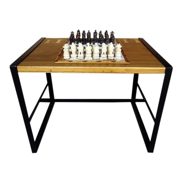 Marble Chess Top Game Table Chairish