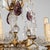 Large Louis XV Style Cage Chandelier with Crystal Pendants and Amethyst Drops, 1950 For Sale - Image 9 of 18