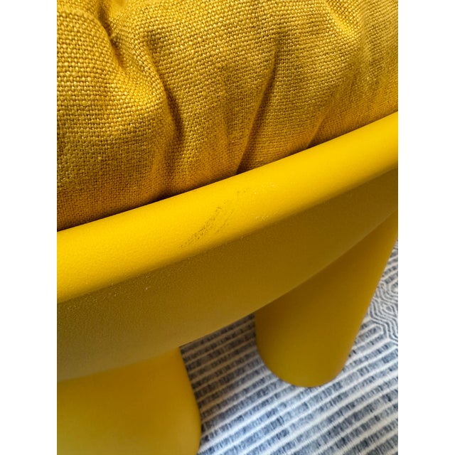 Faye Toogood for Driade Roly Poly Ochre Armchair For Sale - Image 11 of 12