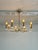 1960s Vintage Brass Chandelier, 1960s For Sale - Image 5 of 9