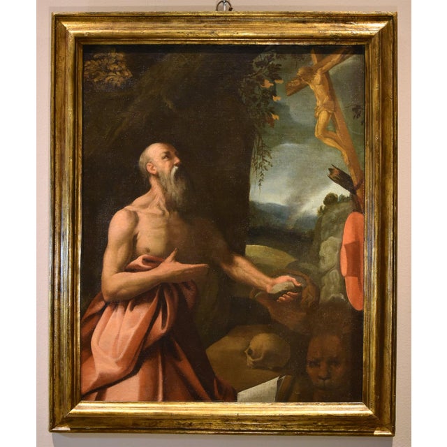 Workshop of alessandro bonvicino, known as moretto (brescia, c. 1498 – 1554) saint jerome oil on canvas 85 x 68 cm -...