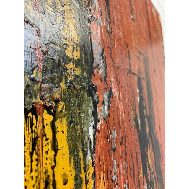 Mixed Media Painting on Board For Sale - Image 10 of 12