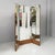 Mid-Century Modern Italian Free-Standing Mirror with Three Wooden Doors, 1960s For Sale - Image 4 of 18