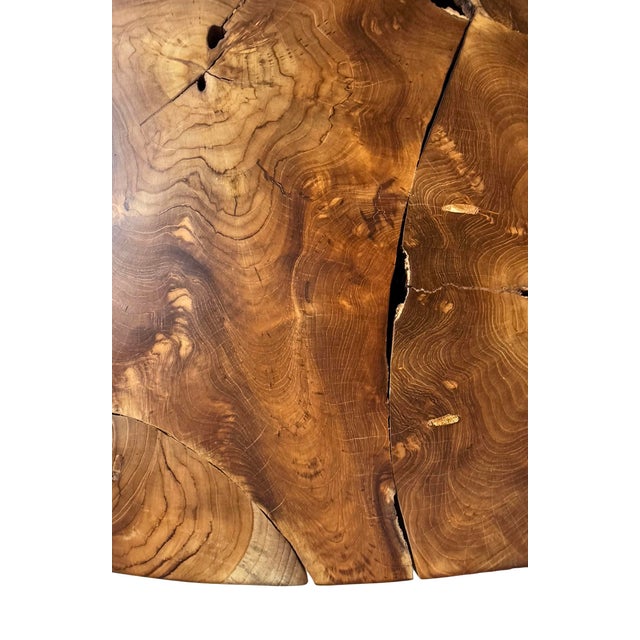 2020s Oval Teak Root Coffee Table For Sale - Image 5 of 10