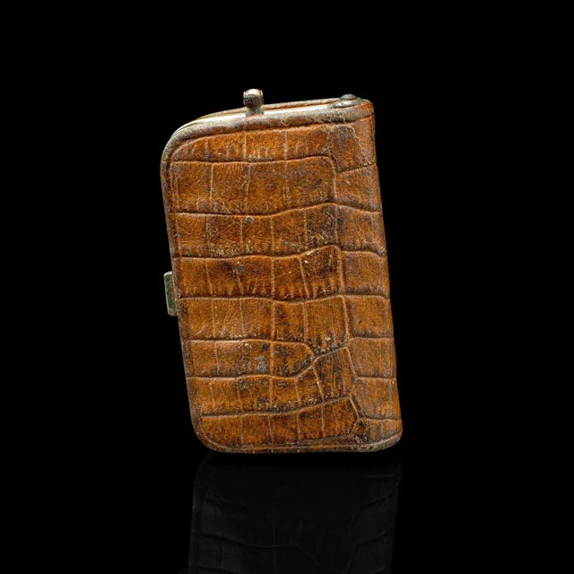 1910s 1910's Antique German Gentleman's Pocket Coin Holder For Sale - Image 5 of 10