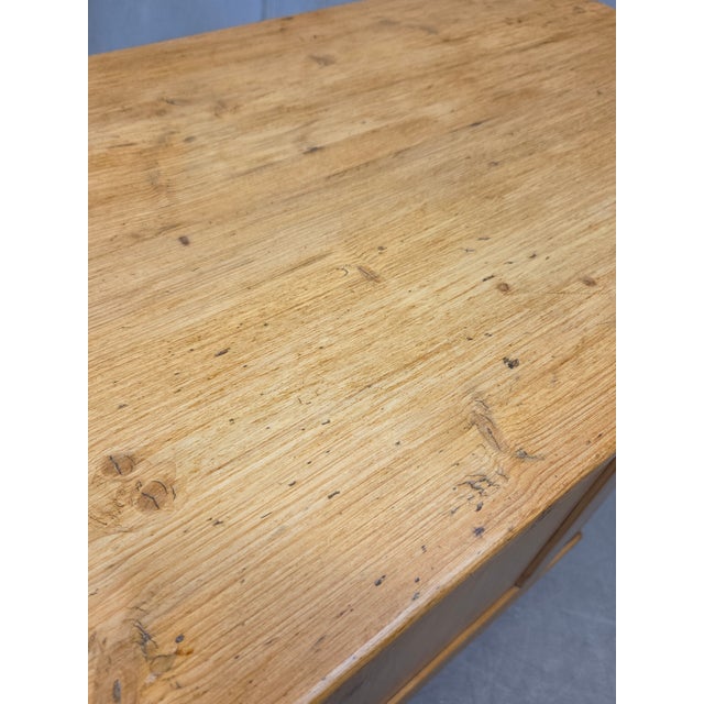 Antique English Pine Single Door Cupboard With Working Key and Original Hardware For Sale In Denver - Image 6 of 14