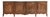 Provincial Louis XV French Walnut Enfilade or Sideboard, 1800s For Sale