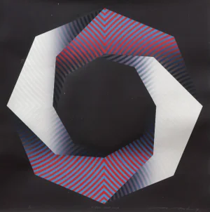 Expression - 57 - A , Masaaki Noda Linocut