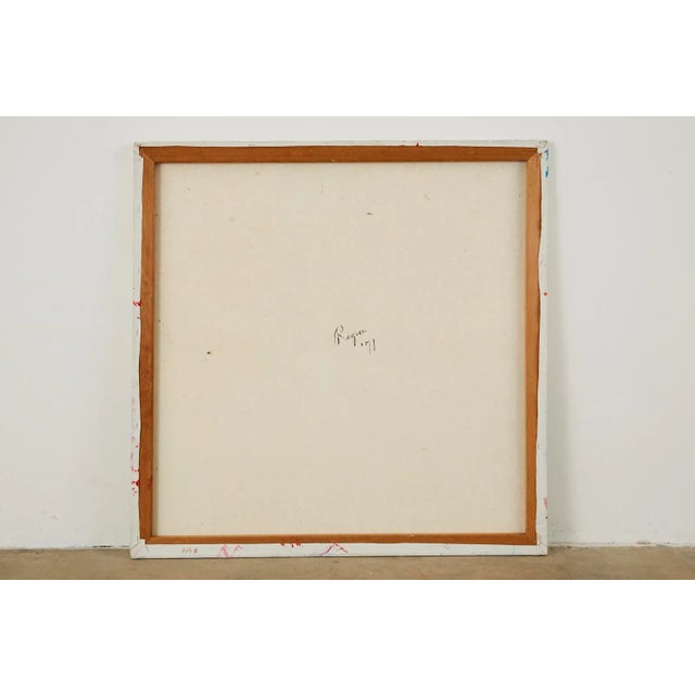 Modern Abstract Oil Painting For Sale - Image 12 of 13