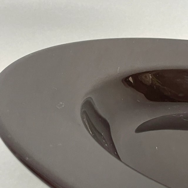 Vintage Dudson Artisan Vitrified Round Deep Rim Black Soup Plate, Made in England For Sale - Image 10 of 11