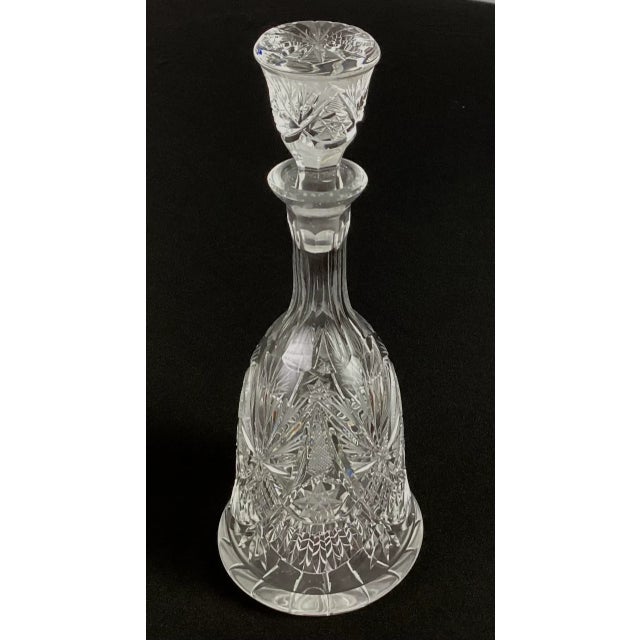 American brilliant period (1880-1920) elaborately cut glass decanter No signature that I can find - surprising because it...