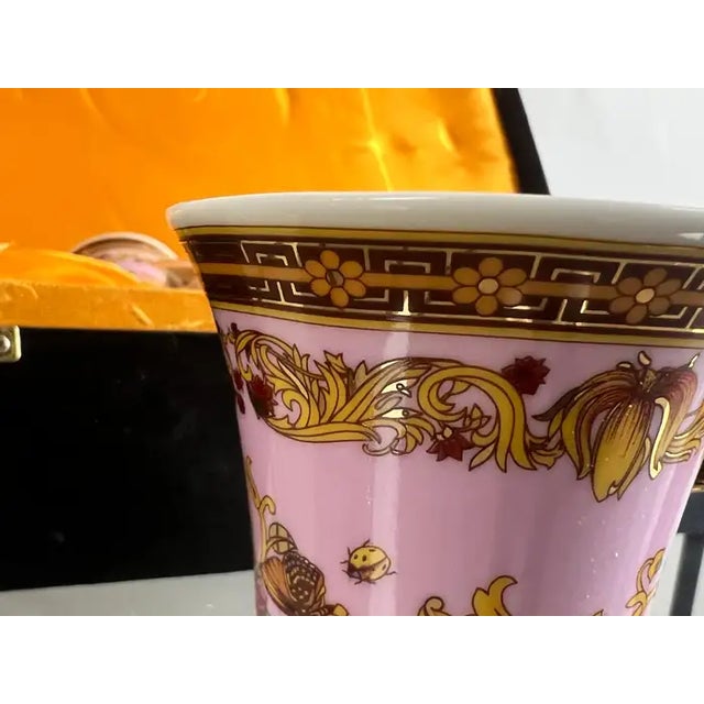 Late 20th Century Late 20th Century Le Jardin De Versace Rutherford Butterfly Lady Bug Garden Coffee Set, 12Pcs For Sale - Image 5 of 17