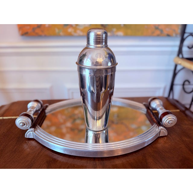 1930s French Art Deco Burr Walnut Cocktail Cabinet / Dry Bar Server France 1930’s For Sale - Image 5 of 12