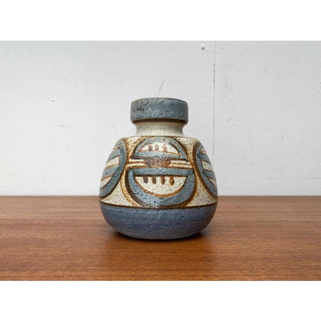 Mid-Century Danish Stoneware Vase from Søholm, 1960s For Sale - Image 14 of 17