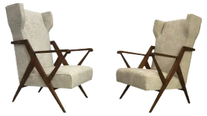 Set of BBPR Lounge Chairs by Gianluigi Banfi, Lodovico Belgiojoso, Enrico Peressutti & Ernesto Nathan Rogers, 1950s