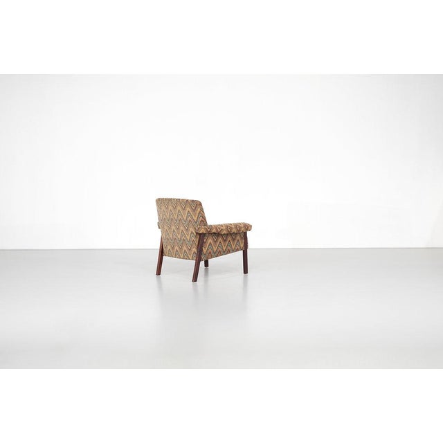 Armchair in Fabric and Wood, Italy, 1960s For Sale - Image 14 of 16