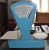 Vintage Dusty Blue Market Scale, 1960s For Sale - Image 6 of 7