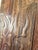 Mid-Century Modern Vintage Tribal Hand-Carved Barn Door | Brown Wooden Sliding Door Panel | Rustic Boho 80 For Sale - Image 3 of 8