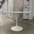 Modern Knoll Saarinen Round Dining Table 47" — Authentic, White For Sale - Image 3 of 6