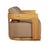 Eclipse Outdoor Solid Teak Wood Love Seat - Light Brown Fabric For Sale - Image 10 of 11
