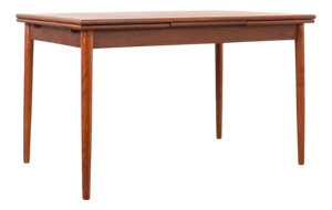 Mid-Century Danish Teak Extendable Dining Table, 1960s