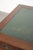 Wooden English Desk with Brass Elements and Green Leather Top For Sale - Image 9 of 14