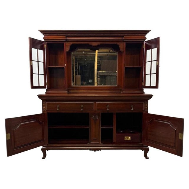 Antique Early 20th Century Arts and Crafts Mahogany Sideboard For Sale - Image 4 of 13