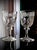 Antique Engraved Glass Claret Jug with Crystal Wine Goblets, 1890s, Set of 3 For Sale - Image 8 of 18