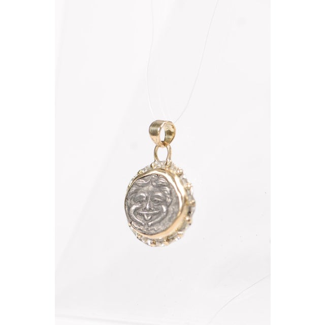 Silver Ar Hemidrachm (Coin) Pendant From 4th C. b.c. For Sale - Image 8 of 10