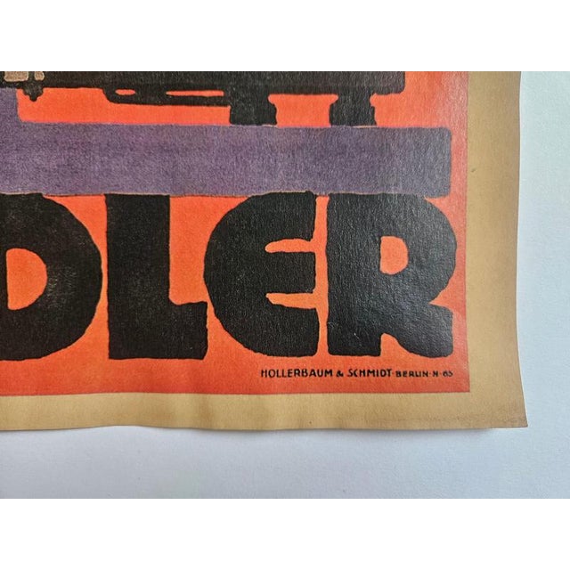 Art Deco Advertising Poster Klein Adler Typewriter, 1930s For Sale - Image 3 of 6