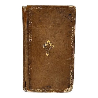 Antiquarian French Leather Prayer Book: Method for Conversing With God, 1774 For Sale