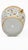 Gold Antique 19th Century French Empire Paris Porcelain Cachepot Flower Pot For Sale - Image 8 of 8