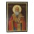 Circa 1900 Russian Icon Painting of St. Nicoli For Sale