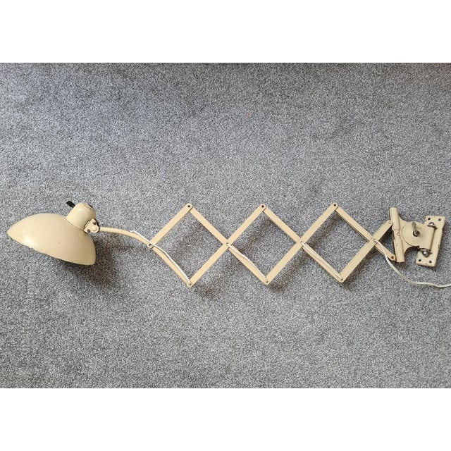 Vintage Industrial Wall-Mounted Scissor Lamp from Kaiser Idell, Germany, 1950s For Sale - Image 13 of 15