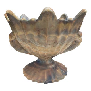 Art Deco Glass Cake Stand from United Glassware STS Abel, 1930s For Sale