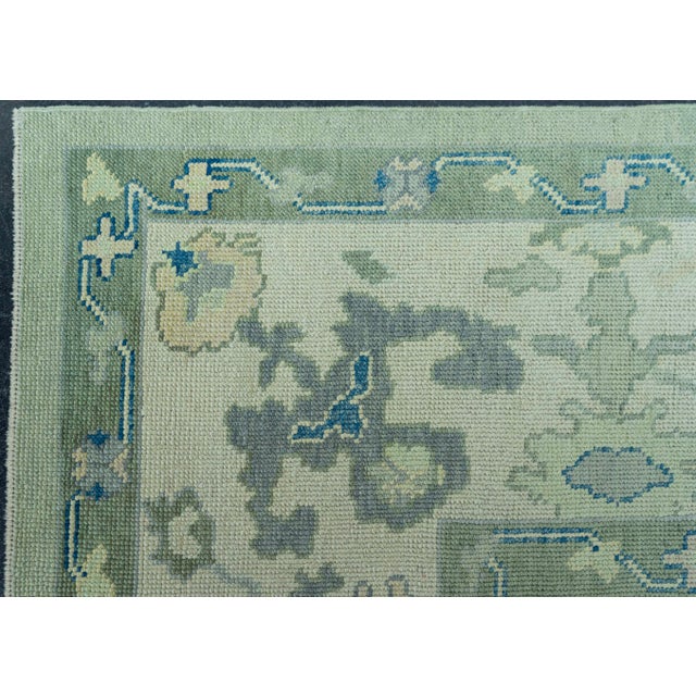 Turkish Oushak Rug 8'10" x 12' #19547 For Sale - Image 4 of 8