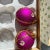 Mid 20th Century Vintage West Germany Hot Pink Ball Ornaments- Set of 8 For Sale - Image 5 of 6
