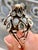 19th-Century Gold, Silver, Mother-of-Pearl and Seed Pearl Dome Ring, Size 5.25 For Sale - Image 11 of 13