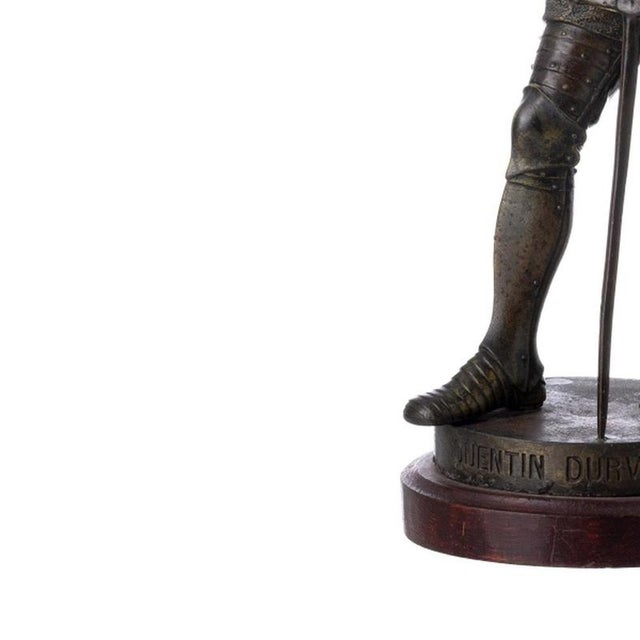 Modern Quetin Durward, Sculpture of Knight, 20th Century, Metal For Sale - Image 3 of 6